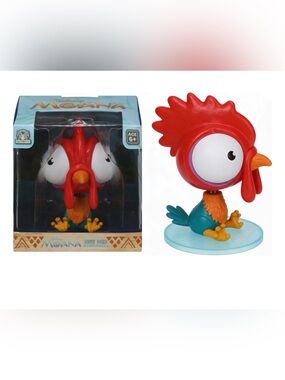 NWT Culturefly Disney Moana Hei Hei Bobblehead Chicken Princess 4” Figure Desk